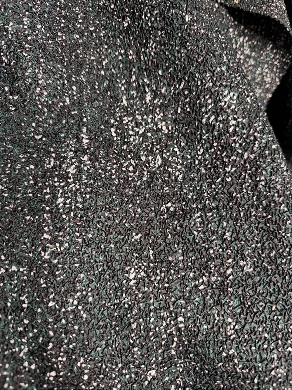 Chico’s Travelers Collection Black Metallic Wrap Size 2 Draped Textured Chic - Picture 6 of 8